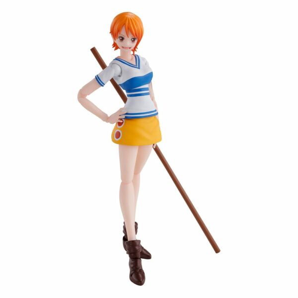 NAMI ROMANCE DAWN- FIGURA PVC 14 CM ONE PIECE SH FIGUARTS BANDAI TAMASHII - Imagen 2