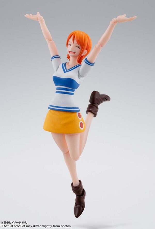 NAMI ROMANCE DAWN- FIGURA PVC 14 CM ONE PIECE SH FIGUARTS BANDAI TAMASHII - Imagen 5