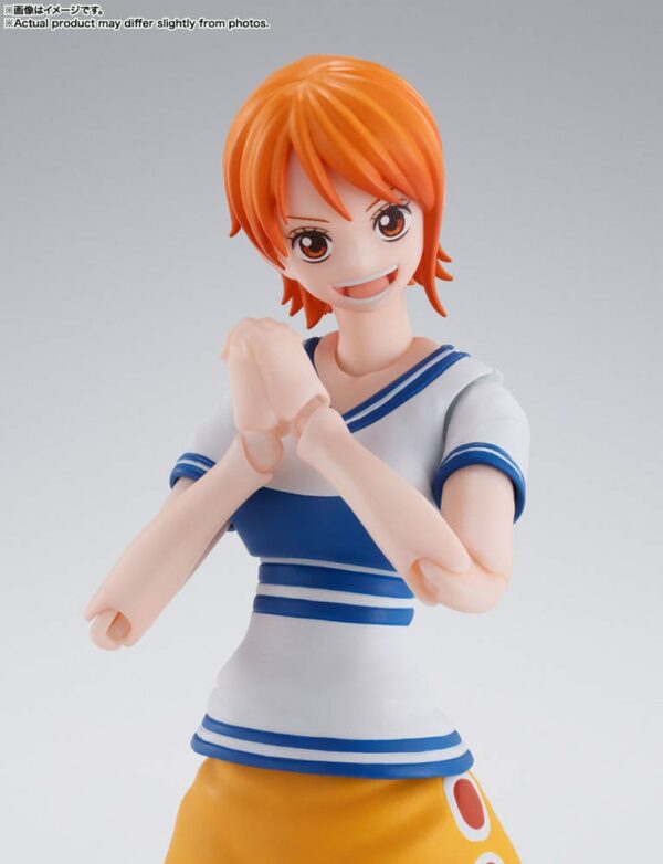 NAMI ROMANCE DAWN- FIGURA PVC 14 CM ONE PIECE SH FIGUARTS BANDAI TAMASHII - Imagen 9