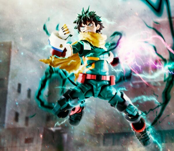 IZUKU MIDORIYA FIGURA PVC 14 CM MY HERO ACADEMIA SH FIGUARTS BANDAI TAMASHII - Imagen 6