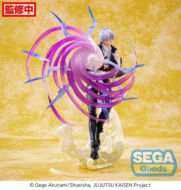 SATORU GOJO HOLLOW PURPLE KYOSHIKI MURASAKI VERSION FIGURA PVC 20 CM JUJUTSU KAISEN LUMINASTA SEGA - Imagen 3