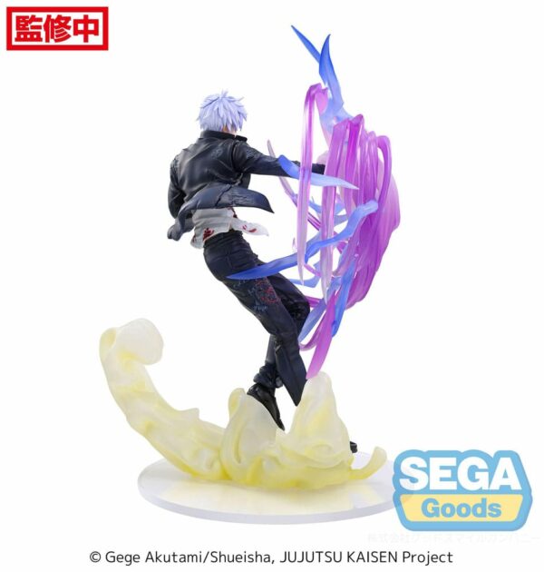 SATORU GOJO HOLLOW PURPLE KYOSHIKI MURASAKI VERSION FIGURA PVC 20 CM JUJUTSU KAISEN LUMINASTA SEGA - Imagen 9