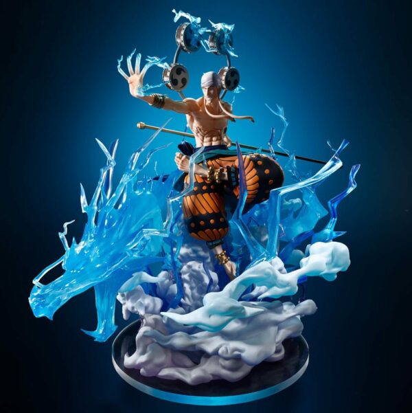 ENEL SIXTY MILLION VOLT LIGHTNING DRAGON EXTRA BATTLE VERSION FIGURA PVC 31,5 CM ONE PIECE FIGUARTS ZERO BANDAI TAMASHII - Imagen 3