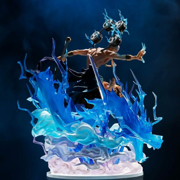 ENEL SIXTY MILLION VOLT LIGHTNING DRAGON EXTRA BATTLE VERSION FIGURA PVC 31,5 CM ONE PIECE FIGUARTS ZERO BANDAI TAMASHII - Imagen 4