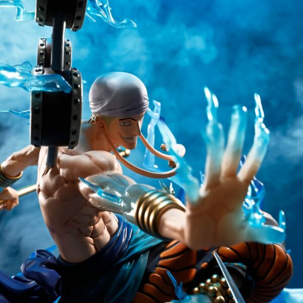 ENEL SIXTY MILLION VOLT LIGHTNING DRAGON EXTRA BATTLE VERSION FIGURA PVC 31,5 CM ONE PIECE FIGUARTS ZERO BANDAI TAMASHII - Imagen 6