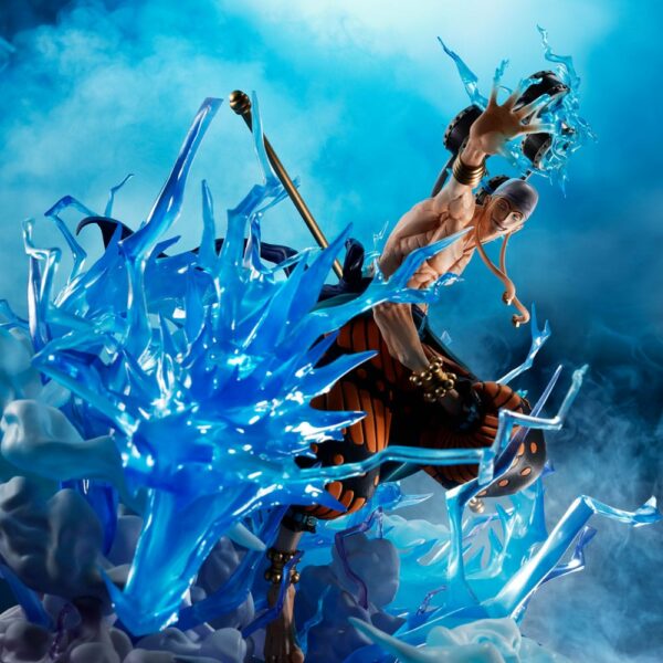 ENEL SIXTY MILLION VOLT LIGHTNING DRAGON EXTRA BATTLE VERSION FIGURA PVC 31,5 CM ONE PIECE FIGUARTS ZERO BANDAI TAMASHII - Imagen 8
