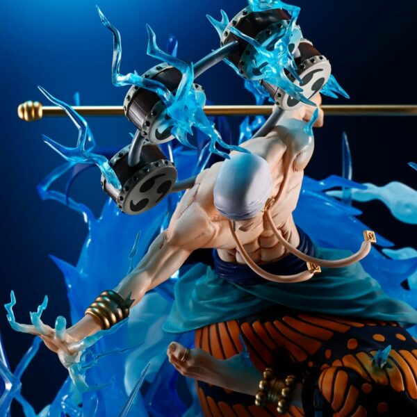 ENEL SIXTY MILLION VOLT LIGHTNING DRAGON EXTRA BATTLE VERSION FIGURA PVC 31,5 CM ONE PIECE FIGUARTS ZERO BANDAI TAMASHII - Imagen 9