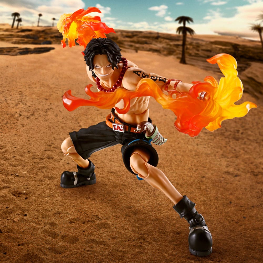 PORTGAS D. ACE FIRE FIST VERSION FIGURA PVC 15,5 CM ONE PIECE SH FIGUARTS COLLECTORS SHOP BANDAI TAMASHII - Imagen 7