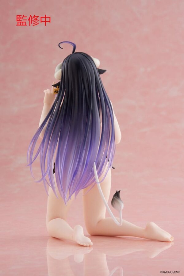 ALBEDO COW-PRINT SWIMSUIT VERSION DESKTOP CUTE FIGURA PVC 13 CM OVERLORD TAITO - Imagen 4