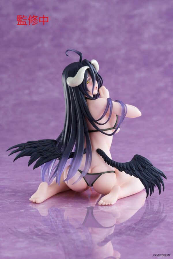 ALBEDO SWIMSUIT VERSION RENEWAL EDITION DESKTOP CUTE FIGURA PVC 13 CM OVERLORD TAITO - Imagen 4