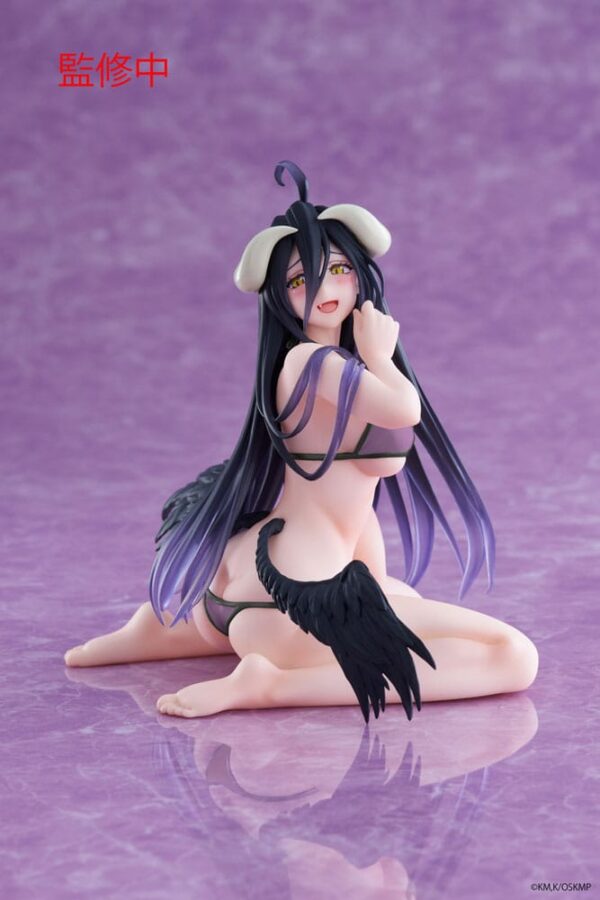 ALBEDO SWIMSUIT VERSION RENEWAL EDITION DESKTOP CUTE FIGURA PVC 13 CM OVERLORD TAITO - Imagen 7