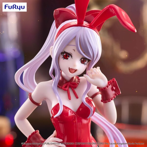SHALLTEAR RED COLOR VERSION BICUTE BUNNIES FIGURA PVC 30 CM OVERLORD FURYU - Imagen 3