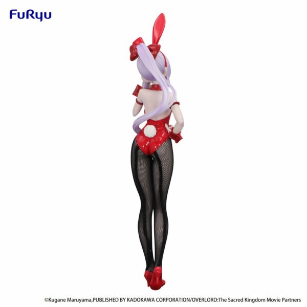 SHALLTEAR RED COLOR VERSION BICUTE BUNNIES FIGURA PVC 30 CM OVERLORD FURYU - Imagen 5