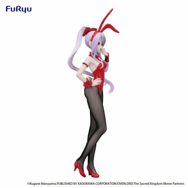 SHALLTEAR RED COLOR VERSION BICUTE BUNNIES FIGURA PVC 30 CM OVERLORD FURYU - Imagen 7
