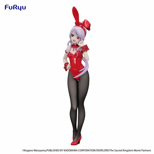 SHALLTEAR RED COLOR VERSION BICUTE BUNNIES FIGURA PVC 30 CM OVERLORD FURYU - Imagen 12