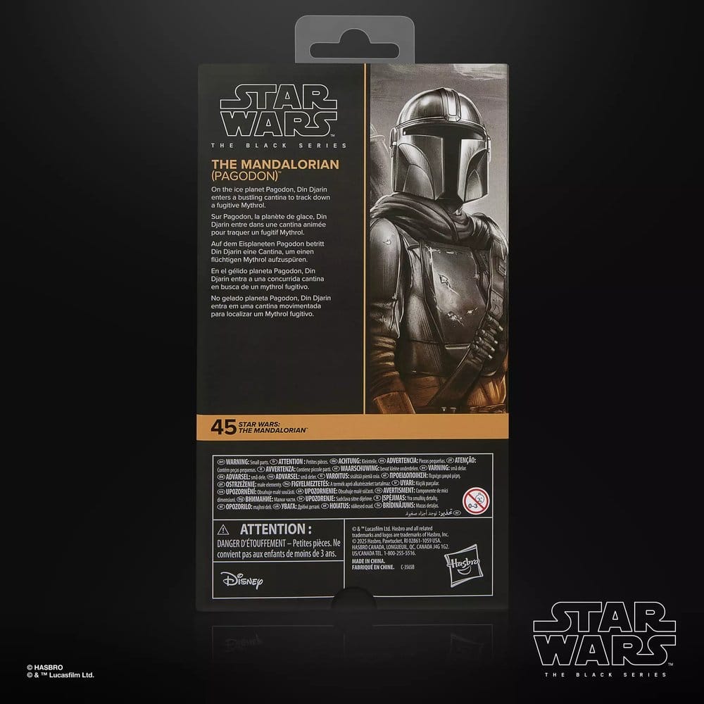 THE MANDALORIAN (PAGODON) FIGURA 15 CM STAR WARS: THE MANDALORIAN THE BLACK HASBRO - Imagen 5